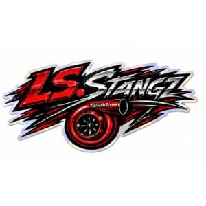 LS Turbo Holographic Sticker